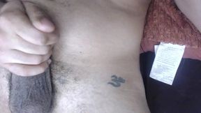 Big Dick Latino Hairy Muscle Stud Ass Play and Cumshot