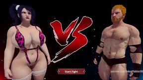 Mai Li VS Vilkor (Naked Fighter 3D)