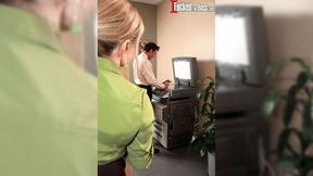 ”Is this your twat in the copy machine?! - Luna Azul”