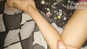 Big Cumshot! Cum on beautiful legs  Ponri