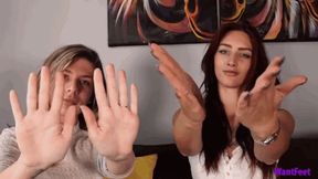 Beautiful Girls Hand Comparison - HD MP4