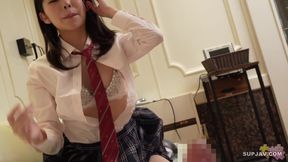Asian angel enjoys a good fuck with her boss