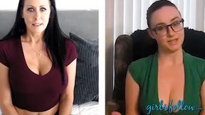 Reagan Foxx fingers nerdy teen babe to screaming orgasms