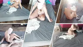 Amateur couple sensual oil massage