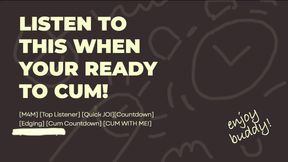 Gay erotic audio JOI cum countdown destroys you
