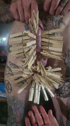 Goode Girl CBT Trying Out New Cloths Pins