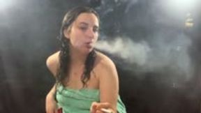 Smoking After Shower