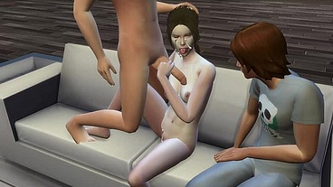 THE SIMS - FUCKING YOUNG PUSSY WITH FRIEND