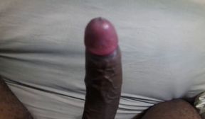 Big Black Cock Wank Me Solo Masturbating