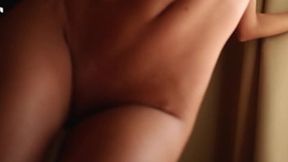 tight and wet &mdash;  she spreads her legs for him