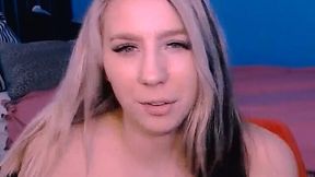Young Babe Exposes Her Shaved Pussy While Fingering