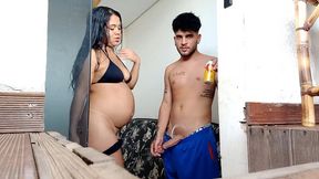 bate bate palma , no bumbum da gostosa