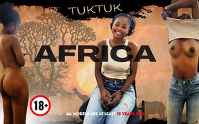 Tuktuk Raw Black Teenager Gags on BBC in POV - 8K 60fps