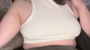 Smoking Hot BBW Wife – Big Ass Tease & Deep Dildo Fuck While Smoking