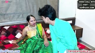 New Married Bhabhi Ki First Night Dewar Ke Sath Mast Chudai