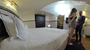 behind the scenes of amalia davis is so excited before work (from vr)