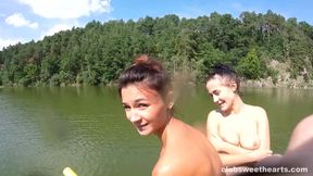 Wild Girls Skinny Dipping