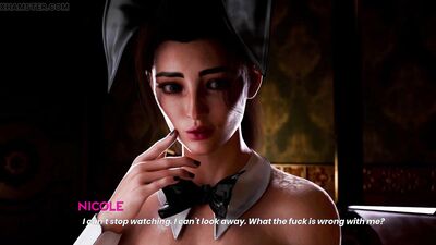 Nicole's Friend gets humiliated & fucked by Falcone in front of her in a 3D game