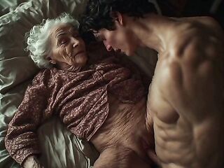 80 year old granny enjoys eighteen year old hard shlong - Hunk voice roleplay audio AI Generated
