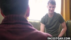 IncestGay.com - Back and ass full of milky cum after Jonah Wheeler's barebacking