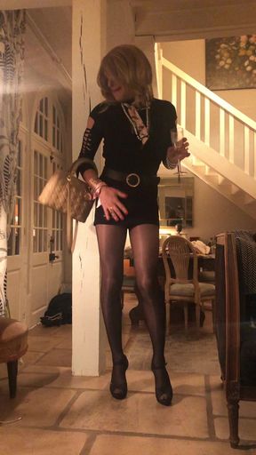 Dancing queen sissy slut