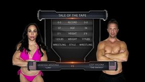 vanessa arizona vs cody arizona mixed wrestling