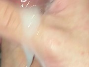 paja rapida soltando mi leche espesa