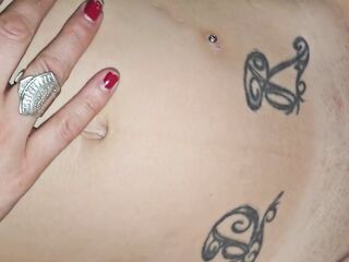 CREAMPIE POV Screwing my GF petite snatch and CUM IN HER TWAT