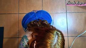 Beautiful Hottie Giving a Wet Blowjob with Cum in Mouth