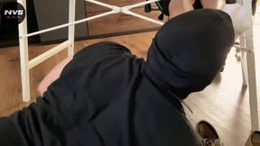 Dirty sock smelly feet domination