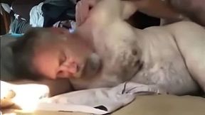 Bareback Daddy Gets Fucked Hard