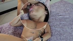 My friend fucks my wives' ass for the first time one of them got gushed in the face