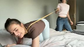 Angie is Bunny's bitch, tongue cleaning DIRT wmv