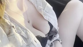 I love playing with my pussy in the car