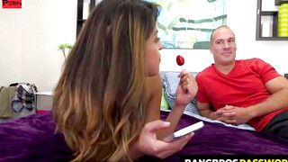 BangbrosPassword.com - Sean drills Sophia Leone's delicious teen pussy with passion