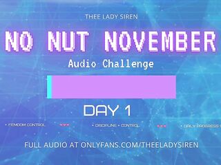 No Nut November Audio Defiance Day 1