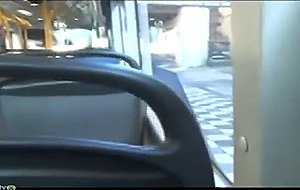 Sucking and fucking in german bus