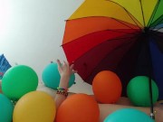Balloons for Adults  Foreplay Gypsy Dolores balloon fetish experiment