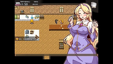 Impregnate my harem farm [ BREEDING HENTAI game ] Ep.10 MILF have a giant cock inside for the first time !