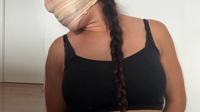 A STRANGER ORDERS ME TO GAG MYSELF