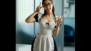 Asian Teen Maid Casting - Hitomi Azaka | Preview | AI-generated