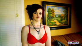 Inked Busty Coed Marcie Deepthroats Hard Then Gets A Wild Pussy Pound!