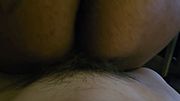 Ebony BBW Hotwife bouncing on Asian Bulls Cock