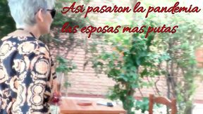 chupandosela al jardinero mientras le dije a mi marido que voy a vacunarme , completo