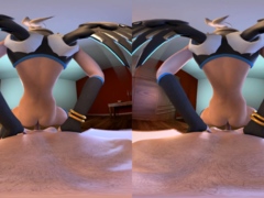 Brunette is shafted in a 3D fucking