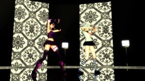 【MMD】Kaat & Luna - Galaxis!【R-18】