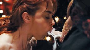 Girl Swallowing Shemale Cum - Redhead Mesmerized Into Submission by Futa Witch