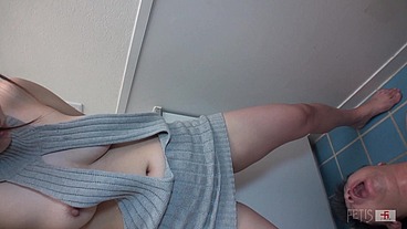 FETIS Too thick fetish scenes compression. Girls who immediately do blowjob after drinking piss! No.2 There is also their urination!(mix-27/FETIS.JP)