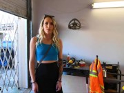 Roadside - Blonde Tattoo Babe Banged By Her Car Mechanic