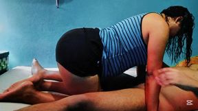 Take advantage, put it in me, my husband is coming in an hour